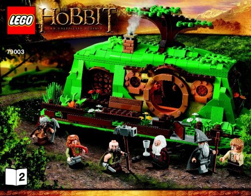 Building Instructions - LEGO - The Hobbit - 79003 - An Unexpected Gathering: Page 1