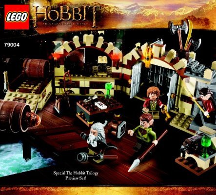 Building Instructions - LEGO - The Hobbit - 79004 - Barrel Escape: Page 1