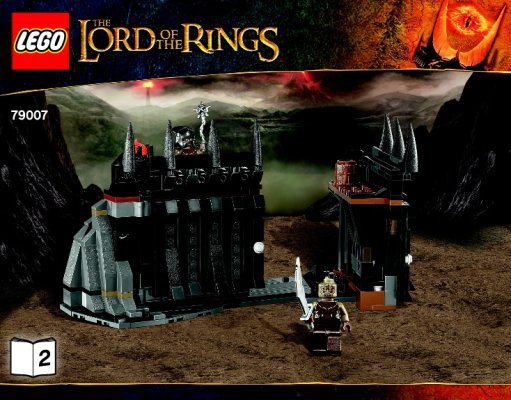 Building Instructions - LEGO - The Lord of the Rings - 79007 - Battle at the Black Gate: Page 1