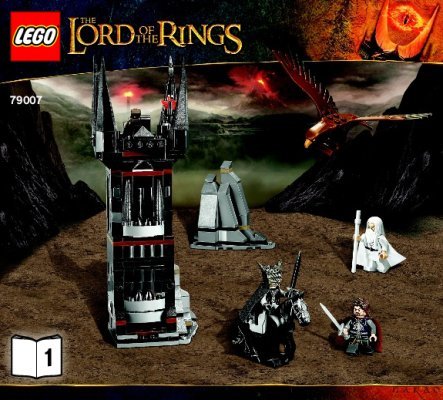 Building Instructions - LEGO - The Lord of the Rings - 79007 - Battle at the Black Gate: Page 1