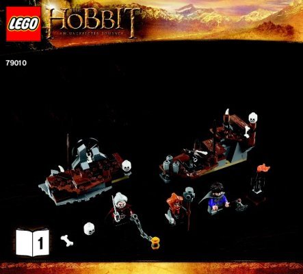 Building Instructions - LEGO - 79010 - The Goblin King Battle: Page 1