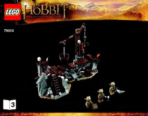 Building Instructions - LEGO - 79010 - The Goblin King Battle: Page 1