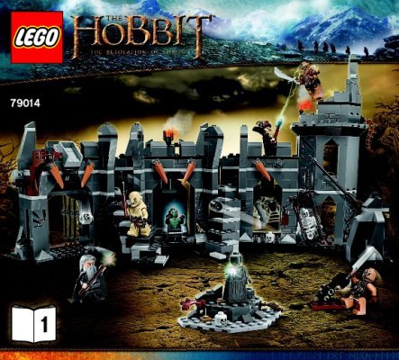 Building Instructions - LEGO - 79014 - Dol Guldur Battle: Page 1