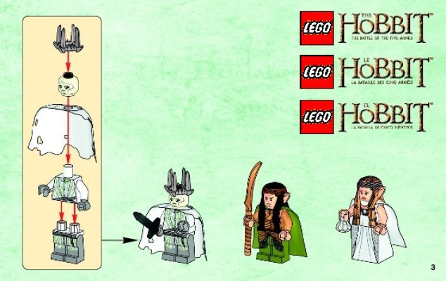 Building Instructions - LEGO - The Hobbit - 79015 - Witch-king Battle: Page 1