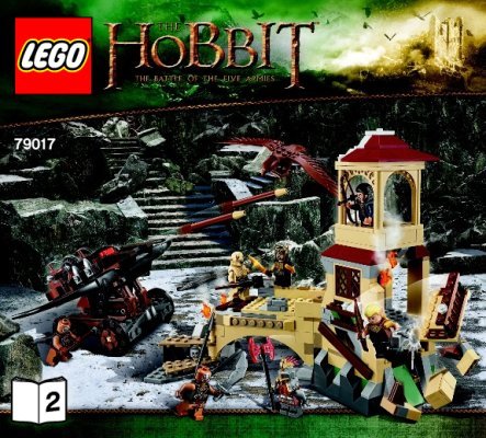 Building Instructions - LEGO - The Hobbit - 79017 - The Battle of Five Armies™: Page 1