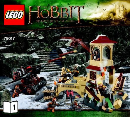 Building Instructions - LEGO - The Hobbit - 79017 - The Battle of Five Armies™: Page 1