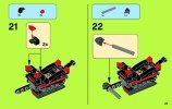 Building Instructions - LEGO - Teenage Mutant Ninja Turtles - 79101 - Shredder's Dragon Bike: Page 21