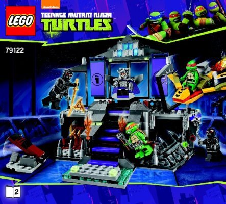 Building Instructions - LEGO - Teenage Mutant Ninja Turtles - 79122 - Shredder’s Lair Rescue: Page 1