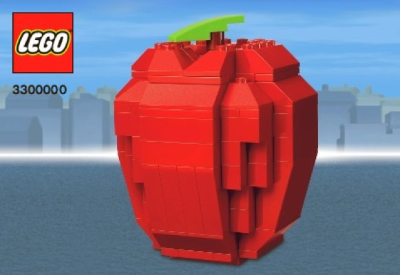 Building Instructions - LEGO - 3300000 - The Brick Apple: Page 1