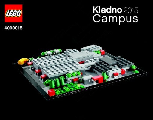 Building Instructions - LEGO - 4000018 - Kladno Campus 2015: Page 1