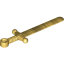 BATTLE SWORD METALL. GOLD