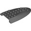 Roof tile 6x10 w. double bow