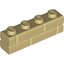 PROFILE BRICK 1x4 SINGLE GRO.